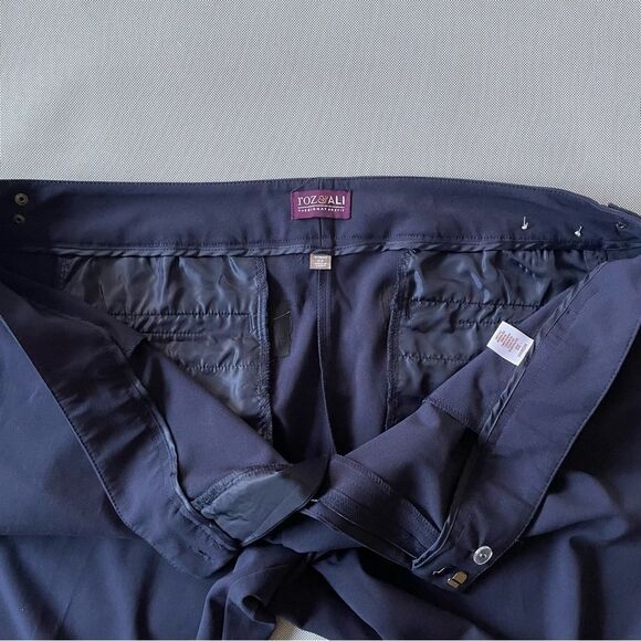 Roz & Ali The Signature Fit Navy Blue Dress Pants Women’s Size 22 - Picture 5 of 11